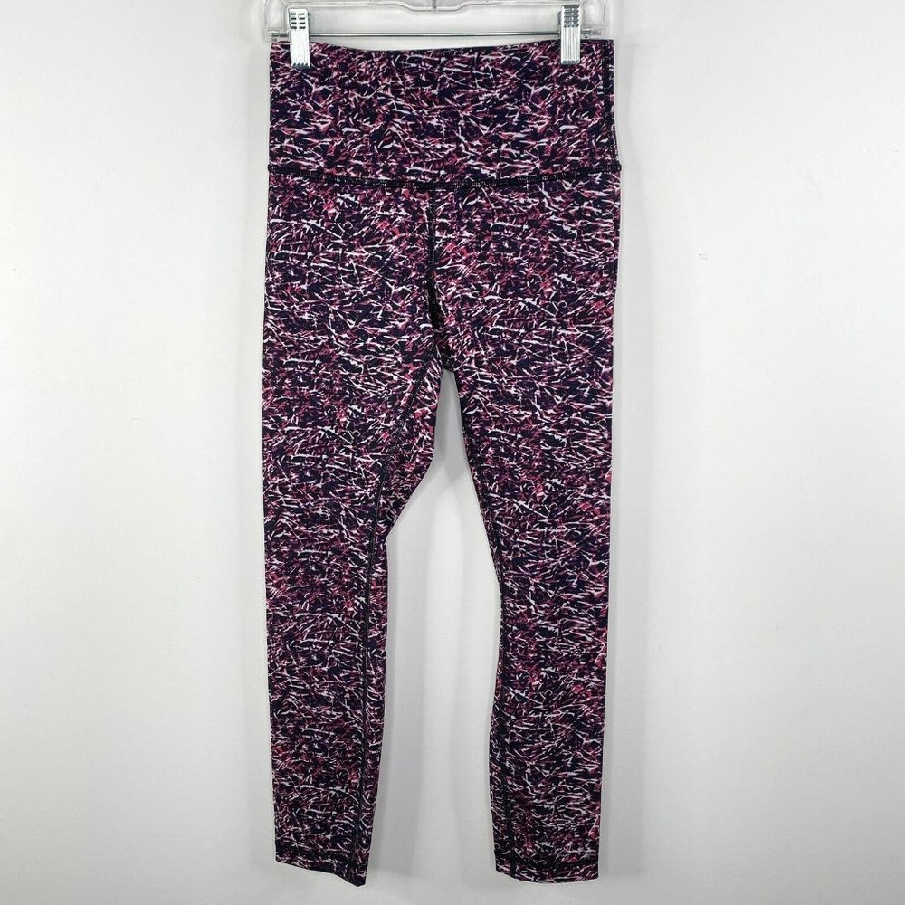 Lululemon High Times Pant Leggings Sz 6 Mini Ripple Boom Juice Full On Luxtreme - Picture 2 of 5